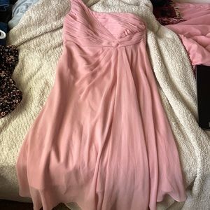 a NEW  long dress from david’s bridal size 8